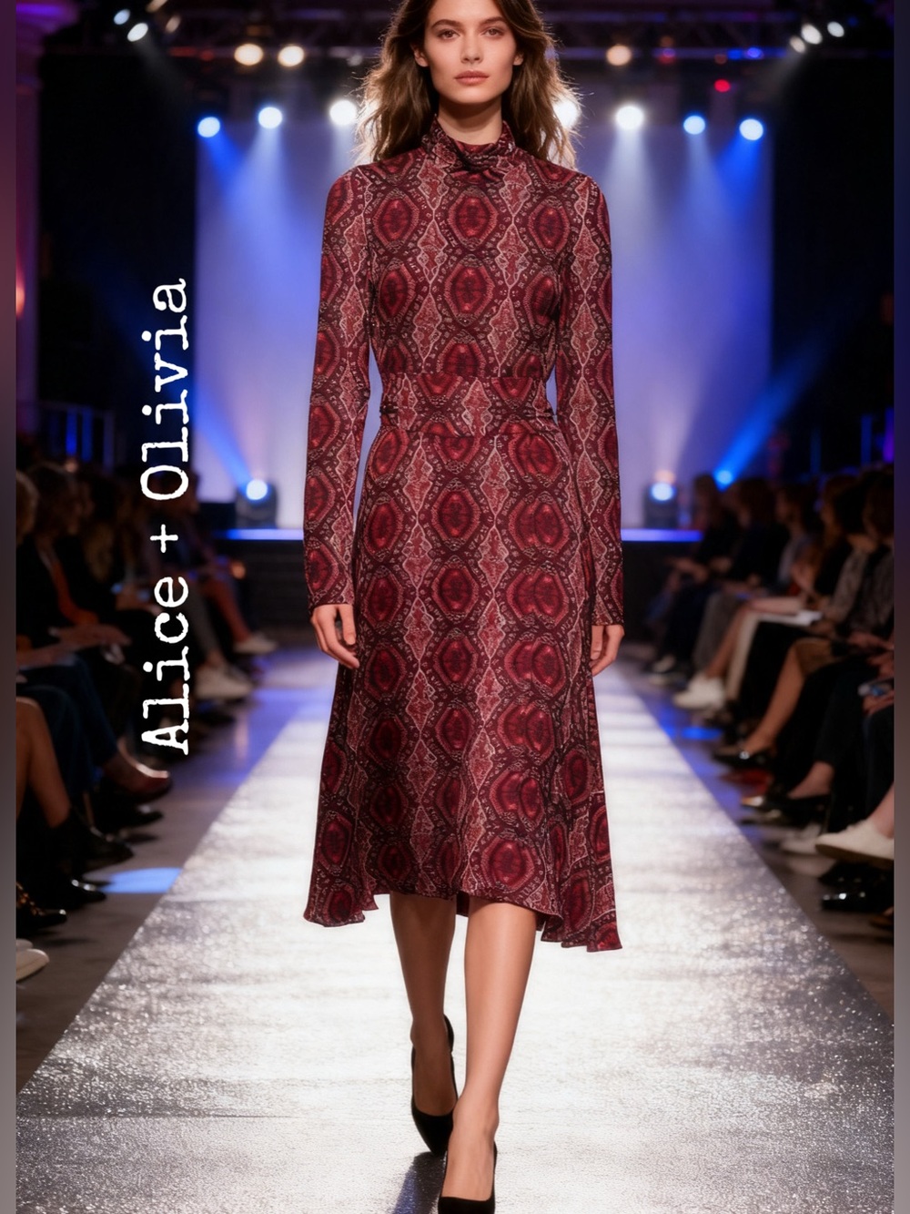 ALICE + OLIVIA
Claire Belted Midi Dress